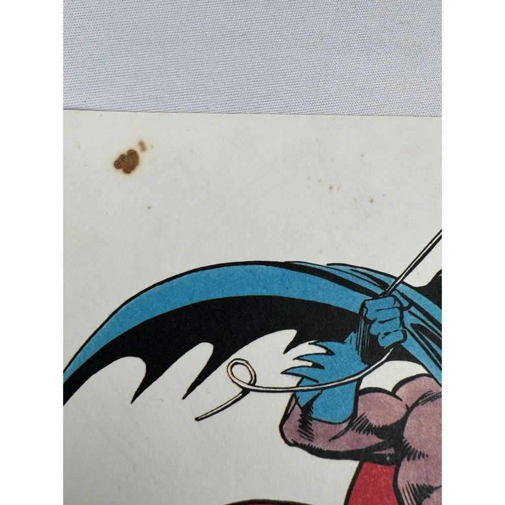 VTG 80's DC Comics Valentine's Day Cards (5) AQUAMAN Batman Superman‎ Unused